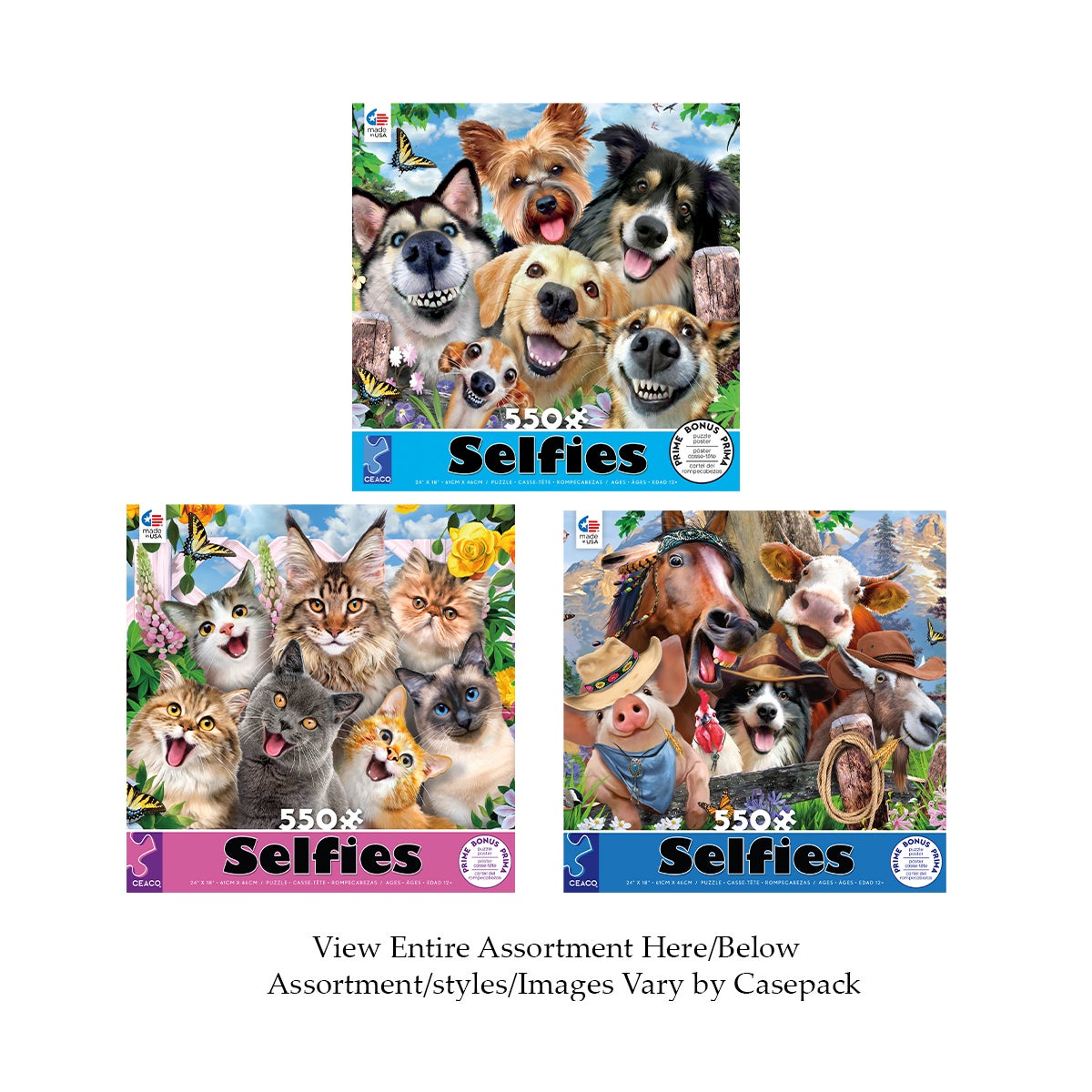 550PC SELFIES PUZZLE ASST (6) BL